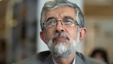 غلامعلی حداد عادل در کنار مزار دختر شهیدش + عکس