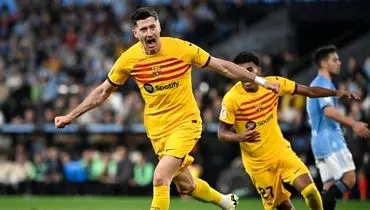 پیروزی بارسلونا با درخشش دقیقه نودی لواندوفسکی