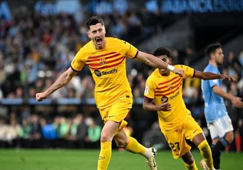 پیروزی پرگل بارسلونا مقابل ختافه؛ آبی اناری ها همچنان پر امید