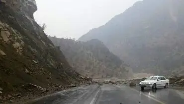 این محور مواصلاتی مسدود شد