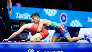 پیروزی بزرگ در ثانیه آخر/ جوان فینالیست مسابقات جهانی کشتی شد

