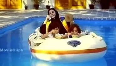 صداوسیما سکانس نادره در استخر را پخش کرد/ویدیو 