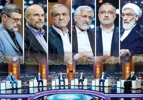 بحث های داغ کاندیداها در چهارمین مناظره انتخاباتی با عنوان «ایران در جهان امروز»