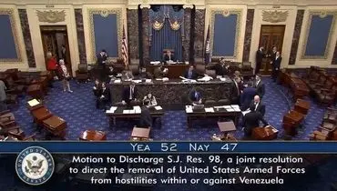 قطعنامه اختیارات جنگی ونزوئلا در سنای آمریکا تصویب شد