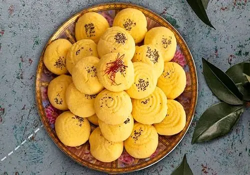 آموزش شیرینی نان برنجی کرمانشاهی ویژه عید نوروز+فیلم