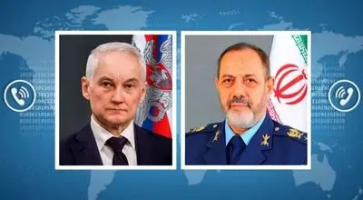 گفتگوی وزیر دفاع با وزیر دفاع فدراسیون روسیه 