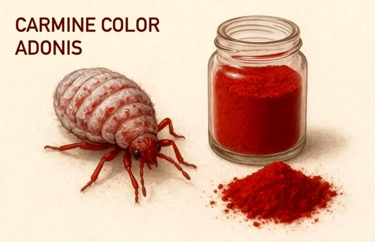 استفاده  از پوست برخی حشرات در رنگ طبیعی محصولات غذایی رسما تأیید شد!