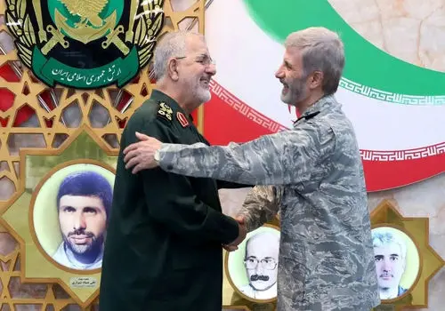 دیدار فرمانده سپاه و ارتش باهم + فیلم