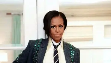 میشل اوباما با پوشش کامل و برند تام براون در صدر اخبار مد/ تصاویر