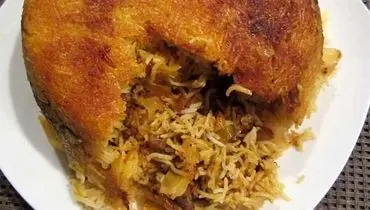 طرز تهیه کلم پلو با مرغ شیرازی