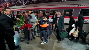 افتتاح رام سوم قطار پنج ستاره «ایران»

