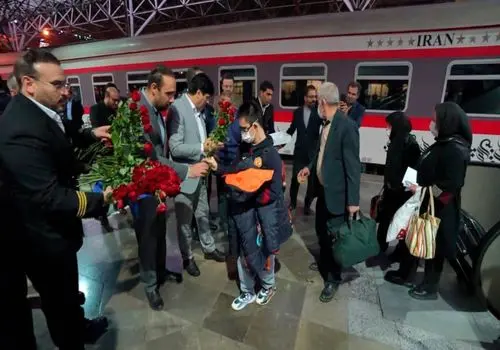 افتتاح رام سوم قطار پنج ستاره «ایران»

