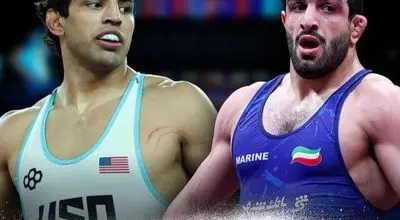 ساعت مبارزه حساس کامران قاسمپور و حریف آمریکایی در مسابقات جهانی