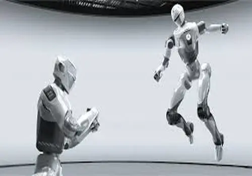 نمایش عجیب: ربات چینی مدیرعامل را نقش بر زمین کرد+فیلم