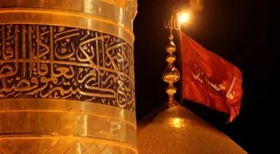 شام غریبان در حرم امام حسین (ع) + فیلم