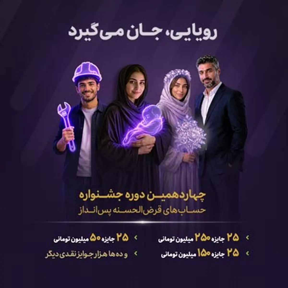 از جوایز جشنواره قرض‌الحسنه بانک اقتصادنوین جا نمانید
