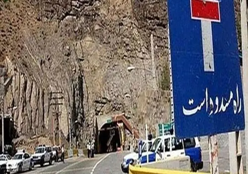 محور کندوان به سمت تهران یک طرفه شد