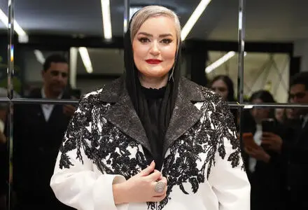 نعیمه نظام‌دوست مدل کالکشن جدید لباس مجلسی شد+ عکس