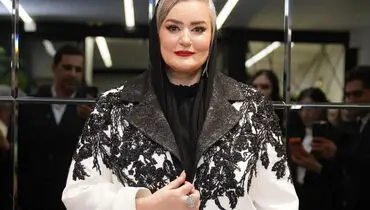 نعیمه نظام‌دوست مدل کالکشن جدید لباس مجلسی شد+ عکس