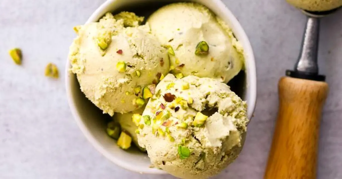  طرز تهیه بستنی پسته‌ای، ۵ دقیقه‌ای در منزل!