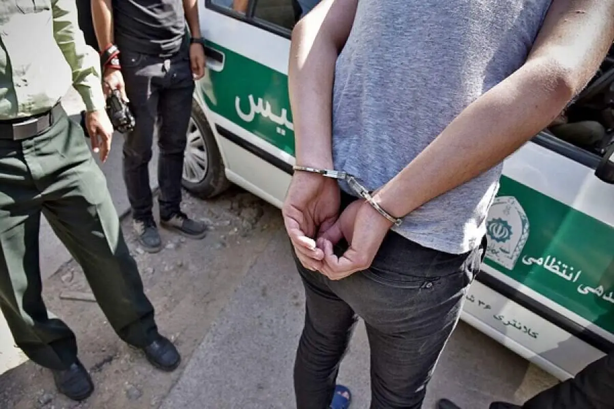 سارق منازل در بالای درخت دستگیر شد!