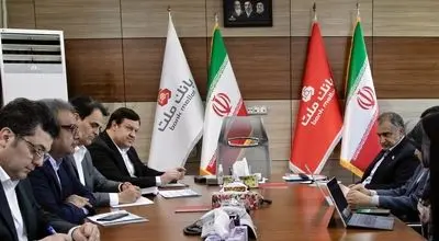 نشست مشترک مدیرعامل بانک ملت و رییس دانشگاه صنعتی شریف با موضوع حمایت از تولیدات علمی و فناورانه