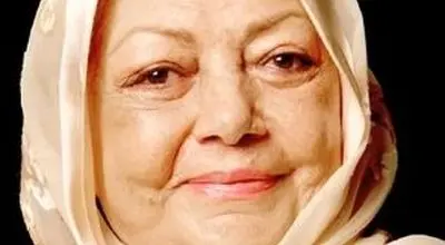 چهره «حمیده خیرآبادی» وقتی ۴۸ ساله بود