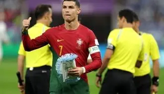 واکنش جالب رونالدو هنگام دیدن فغانی/ ویدئو