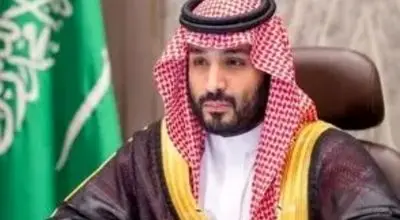 بن‌سلمان با جلیقه ضدگلوله در مدینه منوره