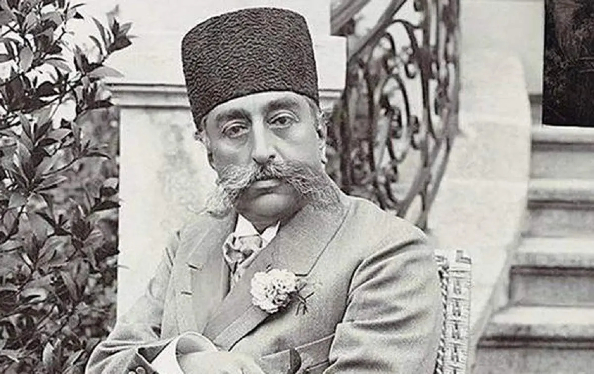 عکس زیرخاکی از مظفرالدینشاه در ۱۴ سالگی