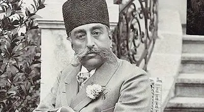 عکس زیرخاکی از مظفرالدین‌شاه در ۱۴ سالگی