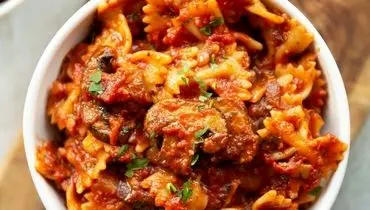 شام امشب با من: طعم متفاوت ایتالیا؛ پاستا گوجه‌ای بدون گوشت و مرغ؛ یک غذای سالم و فوری