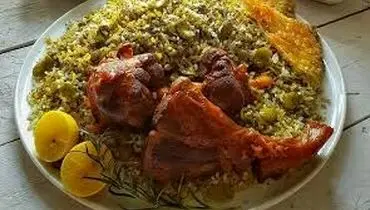 طرز تهیه شوید پلو با گوشت مجلسی