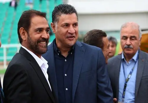 عکس جنجالی علی دایی در کنار عباس قادری