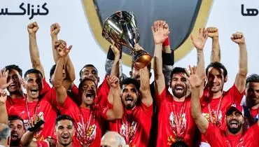 جشن قهرمانی پرسپولیس در لیگ برتر فوتبال/ گزارش تصویری