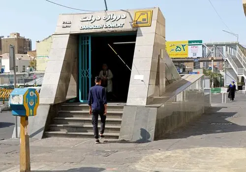گذری به تاریخ؛ تصویر دروازه دولت در زمان قاجار