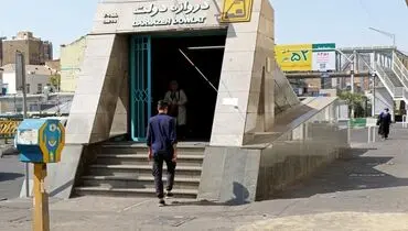 گذری به تاریخ؛ تصویر دروازه دولت در زمان قاجار