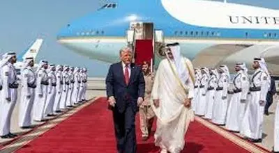 توصیف خاص ترامپ ازخانه رویایی امیر قطر+ فیلم