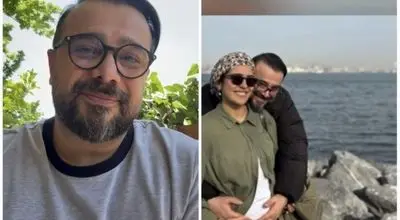 ابراز عشق سپند امیرسلیمانی در اولین سالگرد ازدواج!
