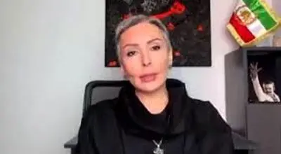 بازیگر فراری در نقش سخنگوی جنگ؛ حمایت از حمله نظامی و حمله به مخالفان+فیلم