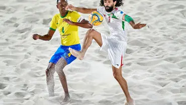 گرم کردن بازیکنان تیم ملی فوتبال ساحلی ایران و برزیل+ فیلم