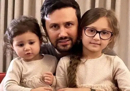 قالب جذاب شاهرخ استخری و دخترش+ عکس