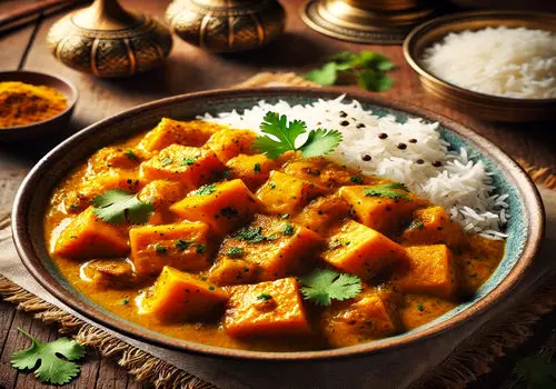 طرز تهیه خوراک بریانی قارچ و کدو تنبل برای روزهای سرد پاییز