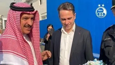 حضور سفیر عربستان در محل تمرین استقلال