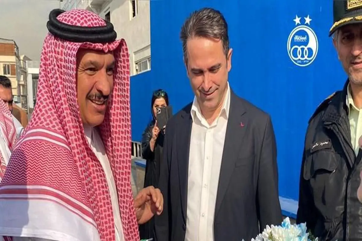 حضور سفیر عربستان در محل تمرین استقلال
