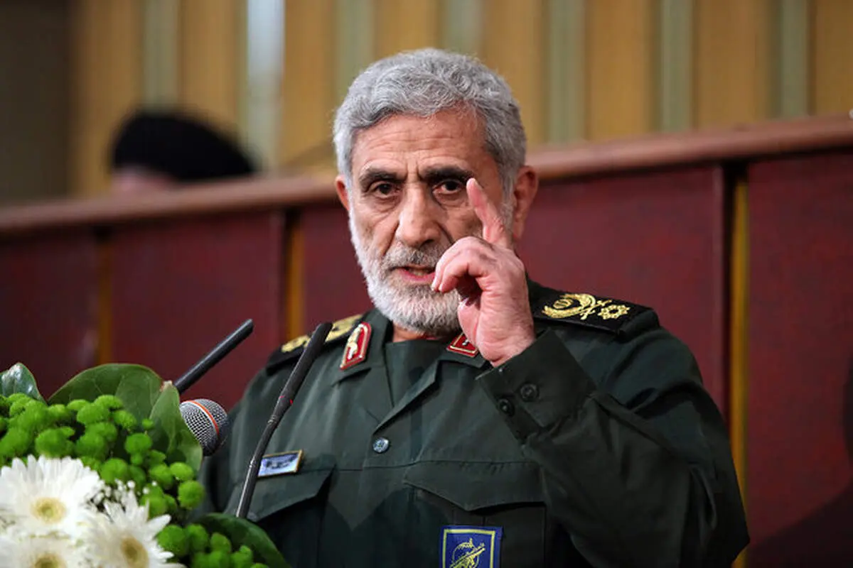سردار قاآنی: مجازات سخت در انتظار عاملان جنایات لبنان است

