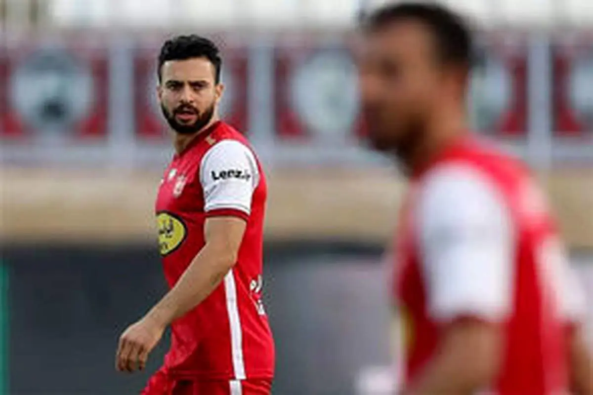 بدن آماده سروش رفیعی در تمرینات پرسپولیس