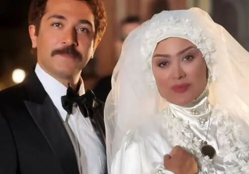 پریسا دوستی، مهدی صبایی و رامین راستاد در پشت صحنه سریال سوجان