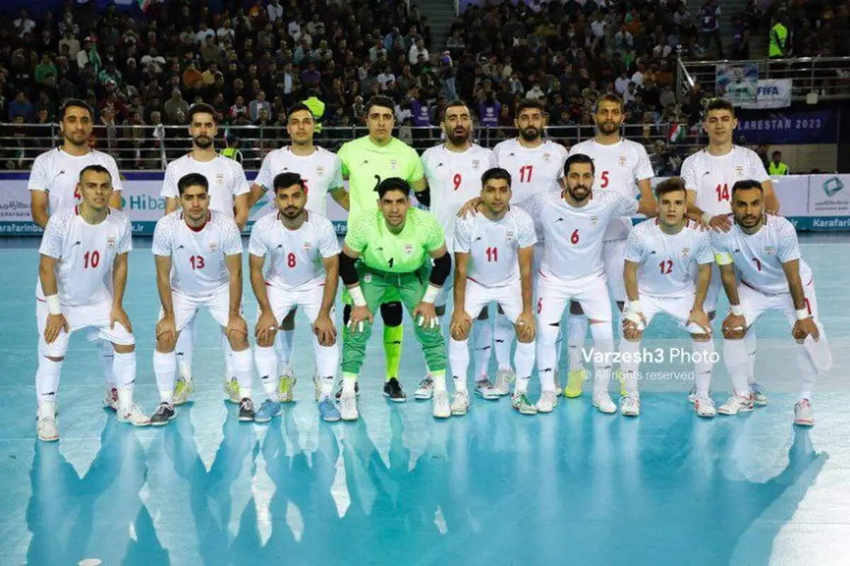 برنامه بازی های تیم ملی فوتسال ایران