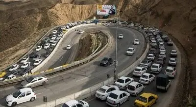 آخرین وضعیت ترافیکی جاده چالوس و آزاد راه تهران شمال